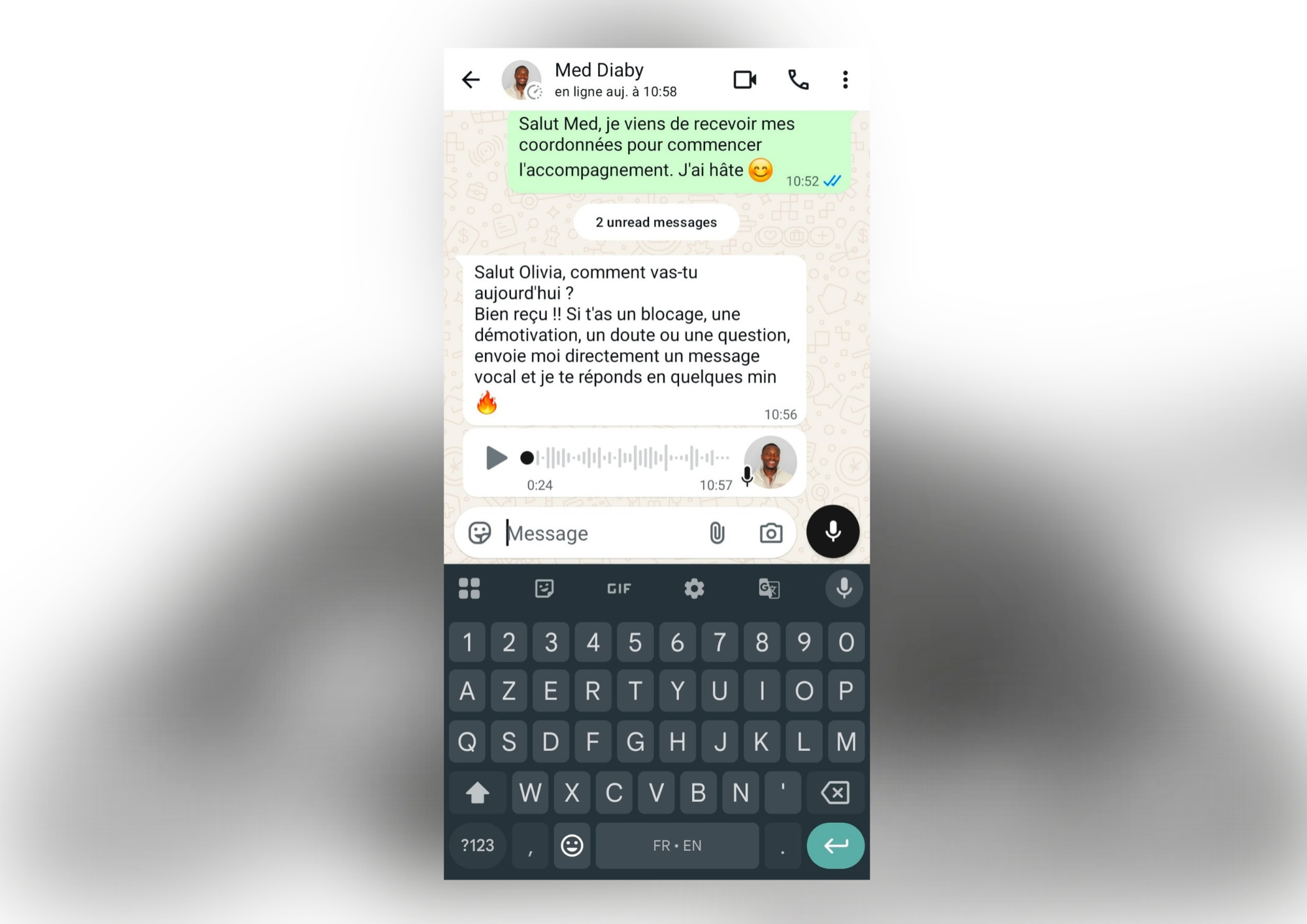 Fil Rouge WhatsApp